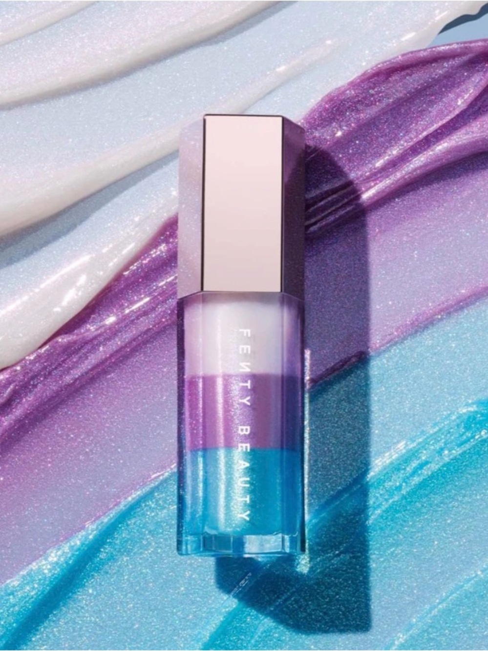 Fenty Beauty Gloss Bomb Stackz Shimmer Gloss — Pink, Purple, Blue - Picture 3 of 3